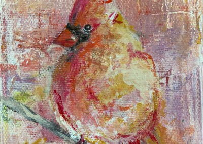 Artful Cardinal painting