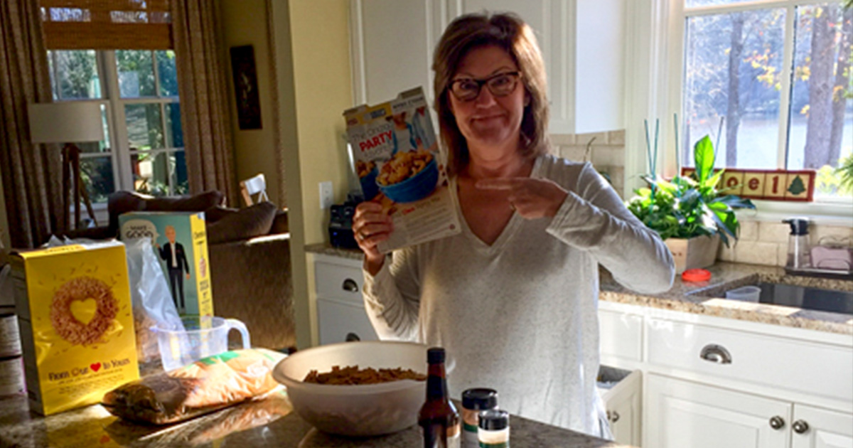 Day 6: The Secret Recipe–My World Famous Chex Party Mix!