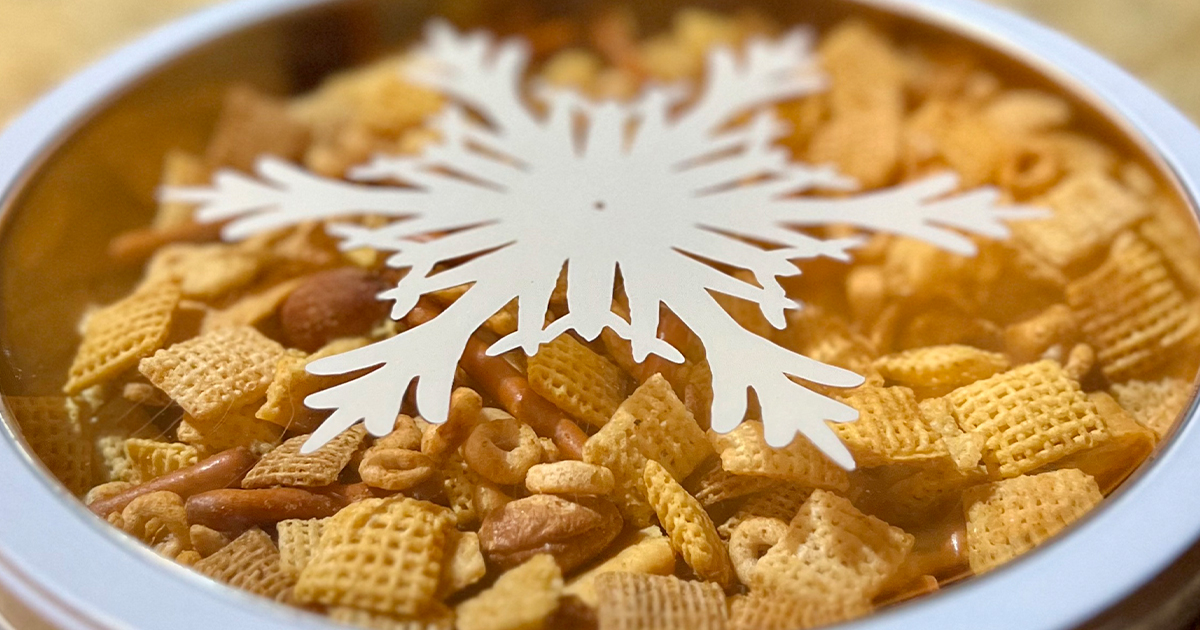 Day 20: New! Improved! Chex Party Mix